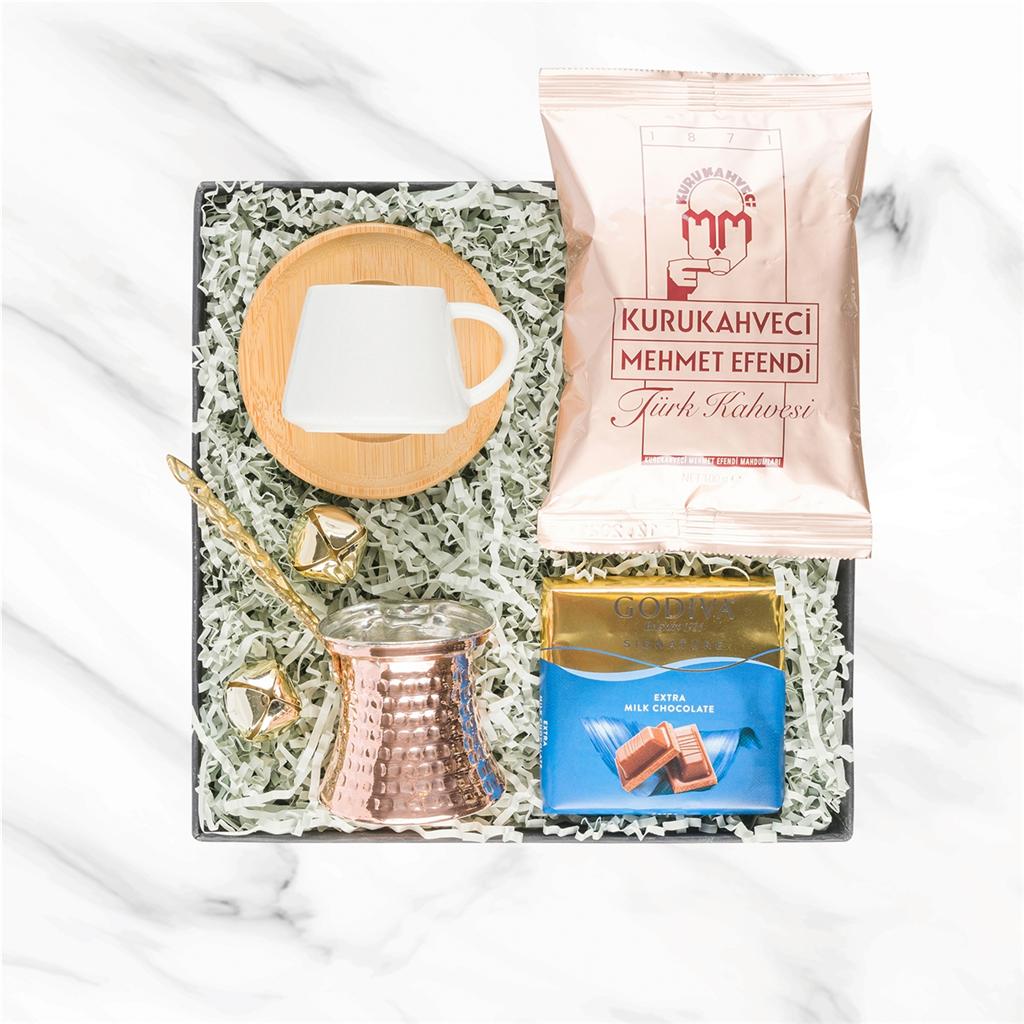 Cezveli Türk Kahvesi Hediye Kutusu