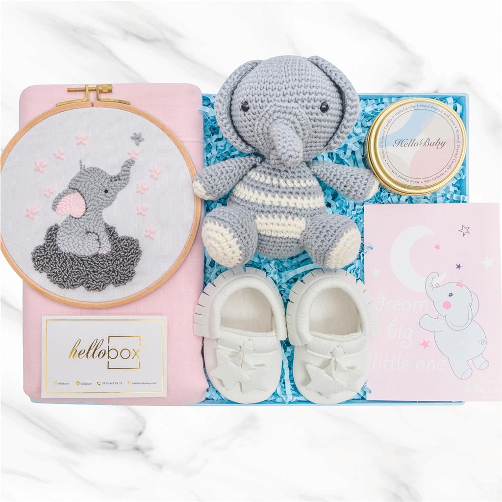 Minik Fil Bebek Hediye Kutusu