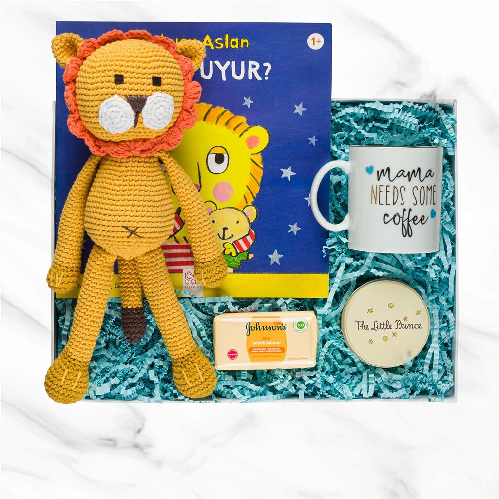 Uykucu Aslan Bebek Hediye Kutusu