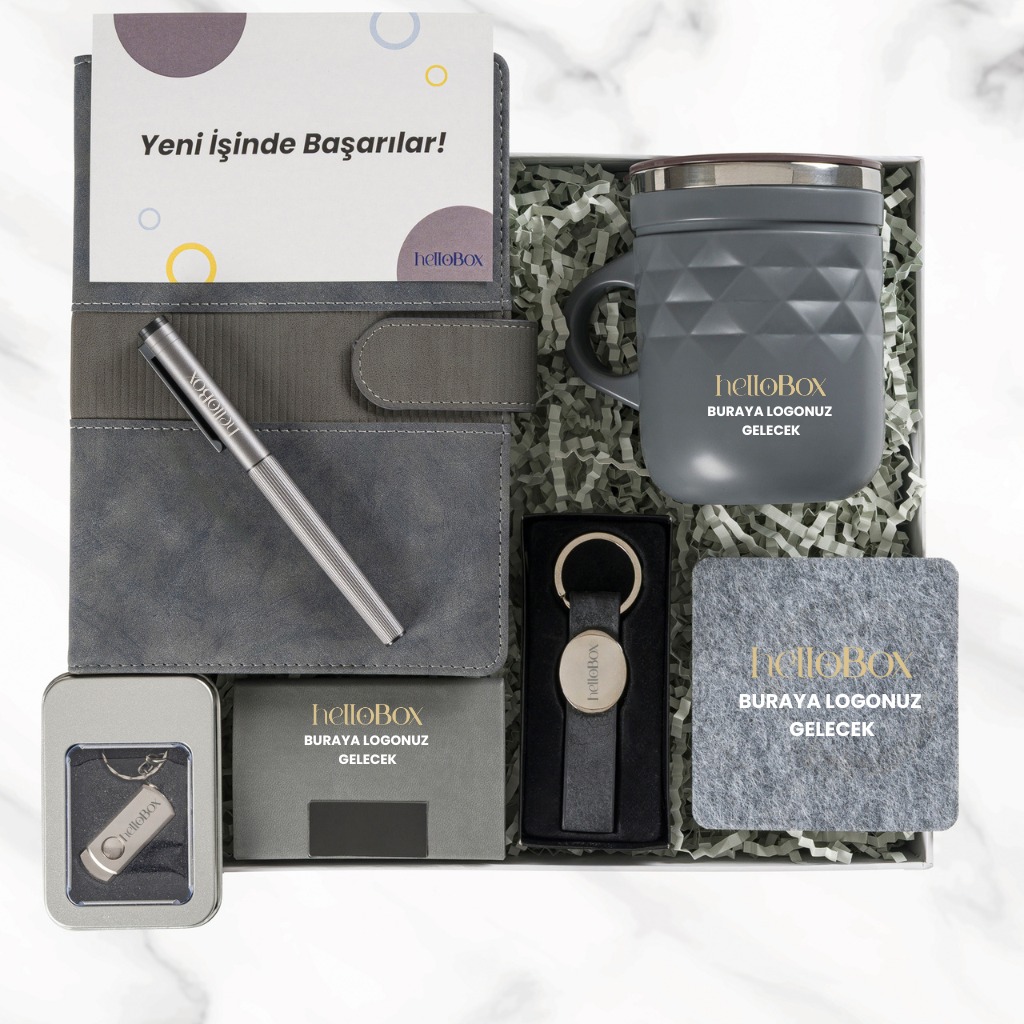 Welcome Kit - Gri Tonları - HelloBox