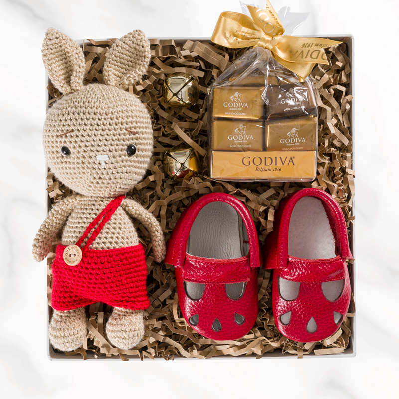 Tatlı Tavşan Bebek Hediye Kutusu