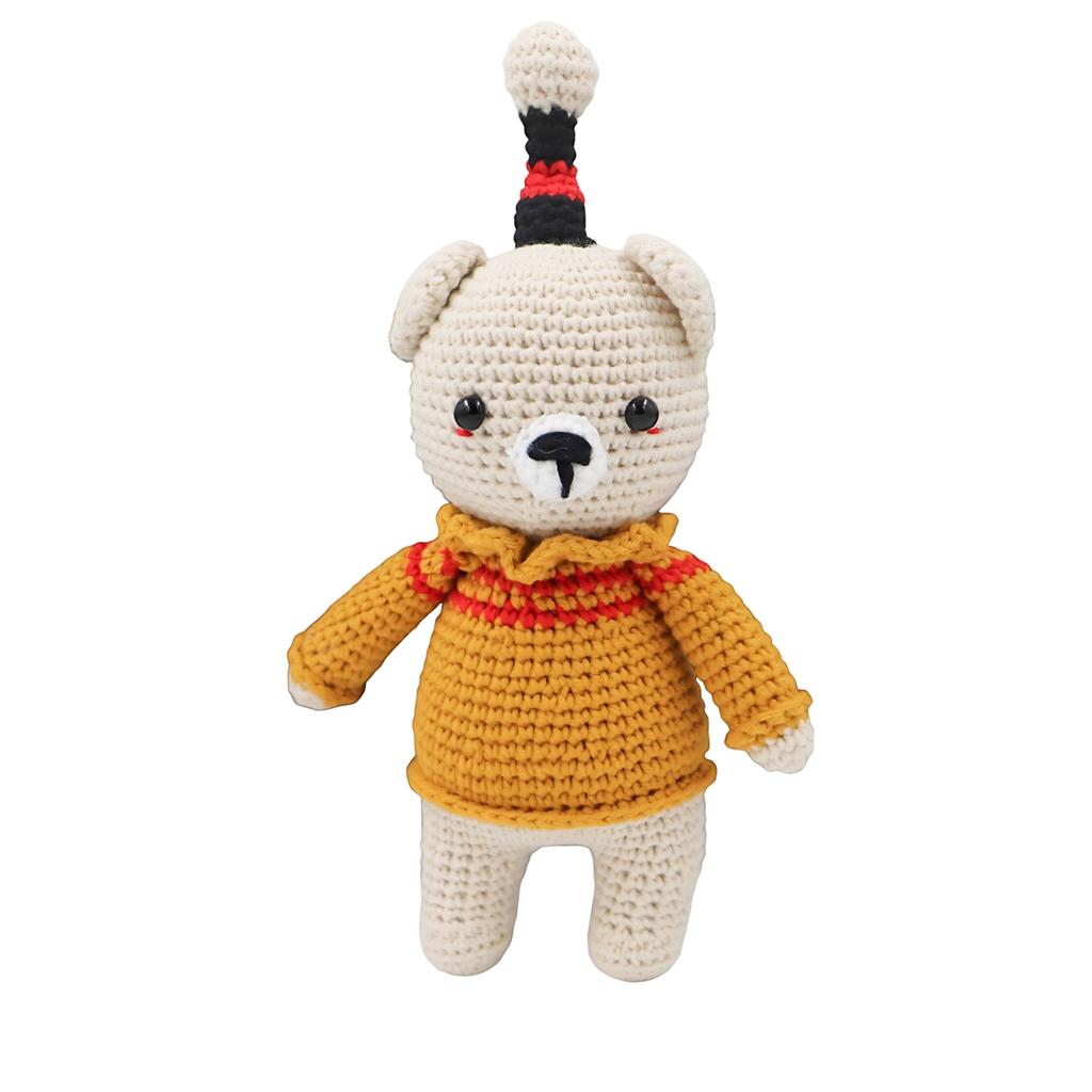 Amigurumi Sirk Ayısı Bebek Oyuncak