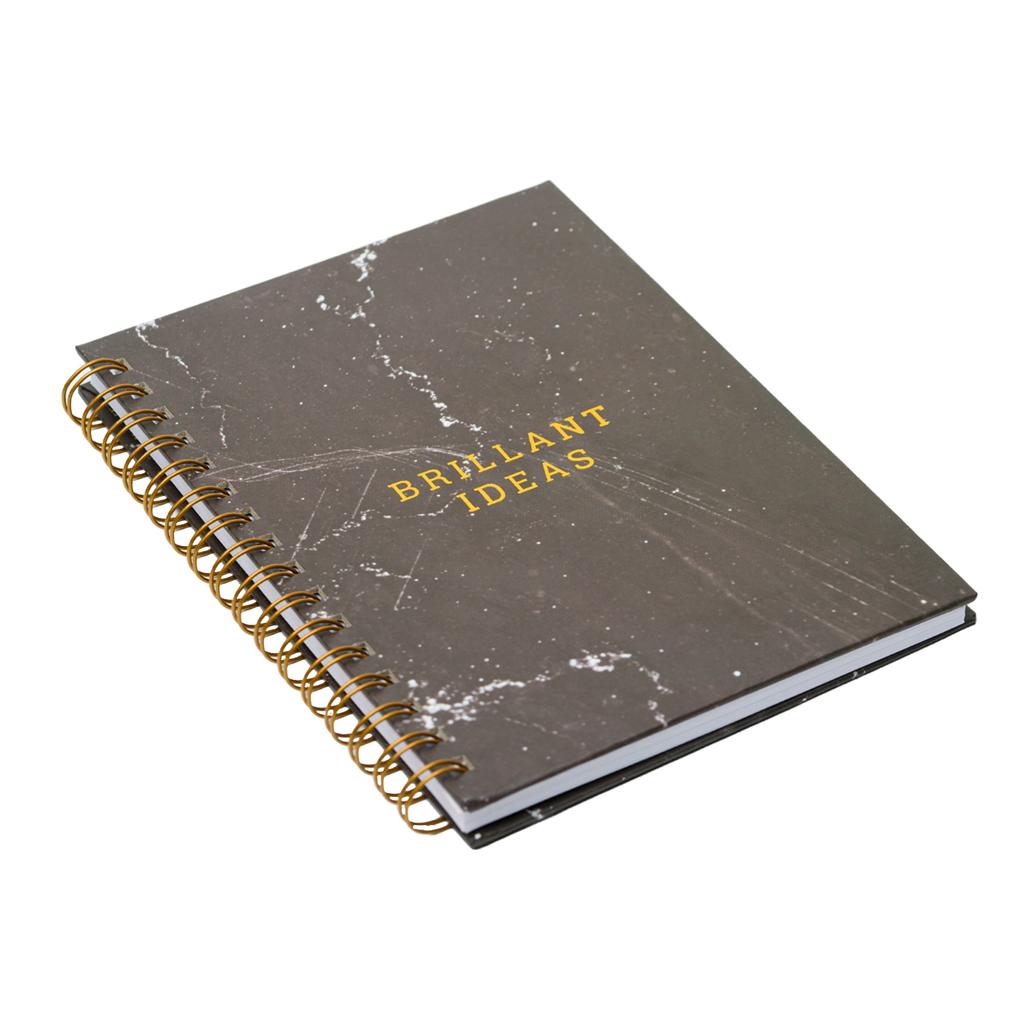 Brıllıant Ideas Siyah Mermer Defter