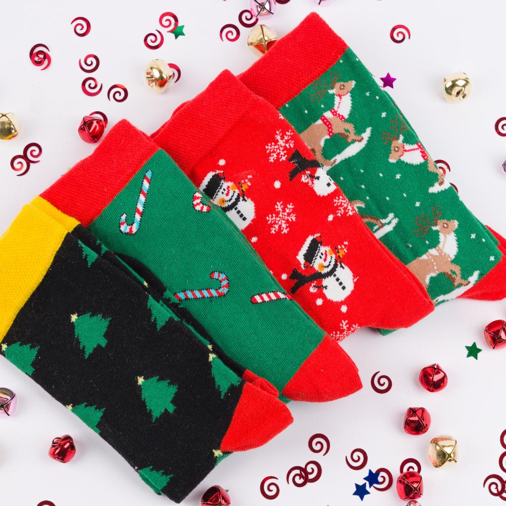 Yılbaşı Temalı Çorap