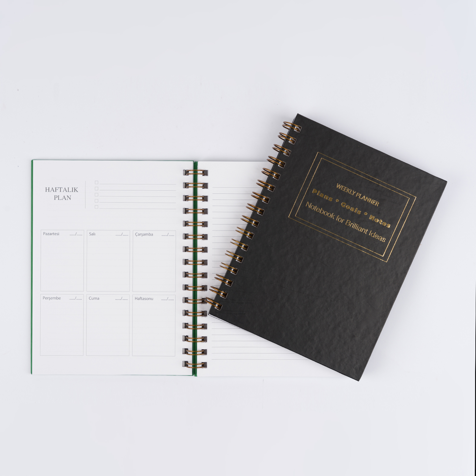 Siyah Haftalık Planlayıcı