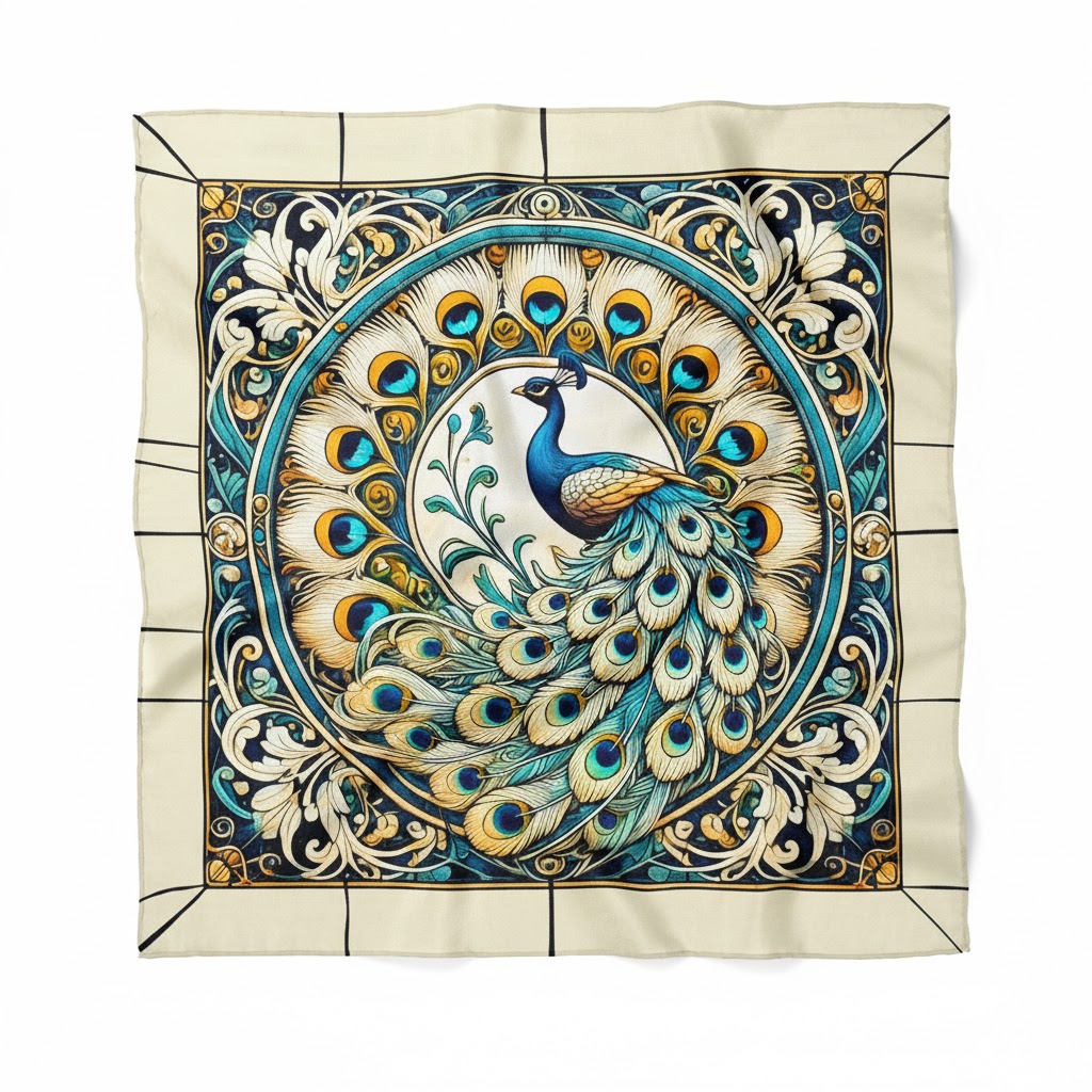 Kahve Tonlarında Fular