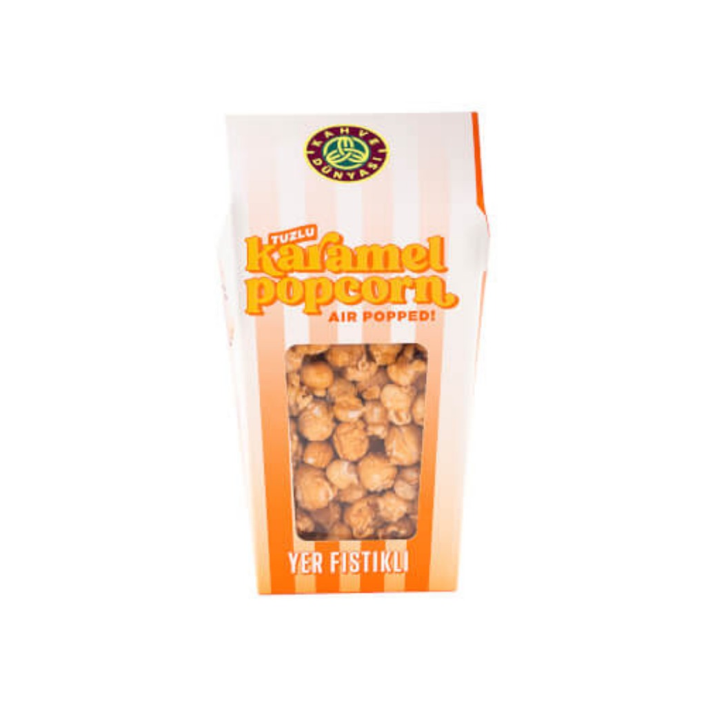 Tuzlu Karamelli ve Yer Fıstıklı Popcorn 130g