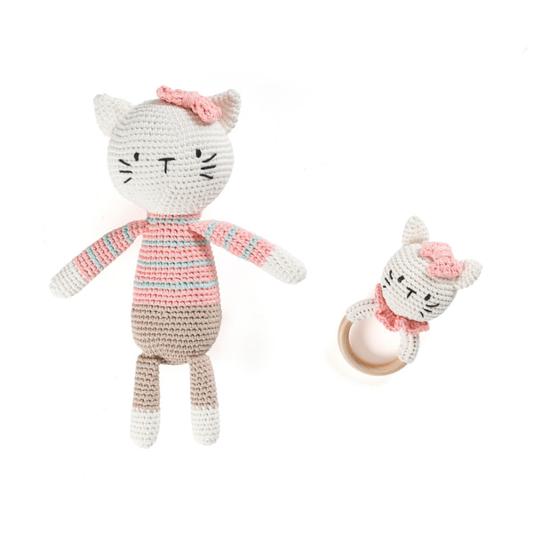 Hello Kitty Kedicik Amigurumi Oyuncak Seti