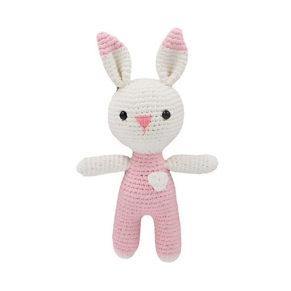 Amigurumi Minik Pembe Tavşan Bebek Oyuncağı