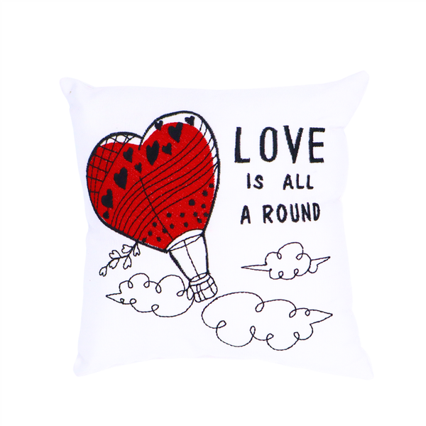 Love Is All Around Dekoratif Mini Yastık