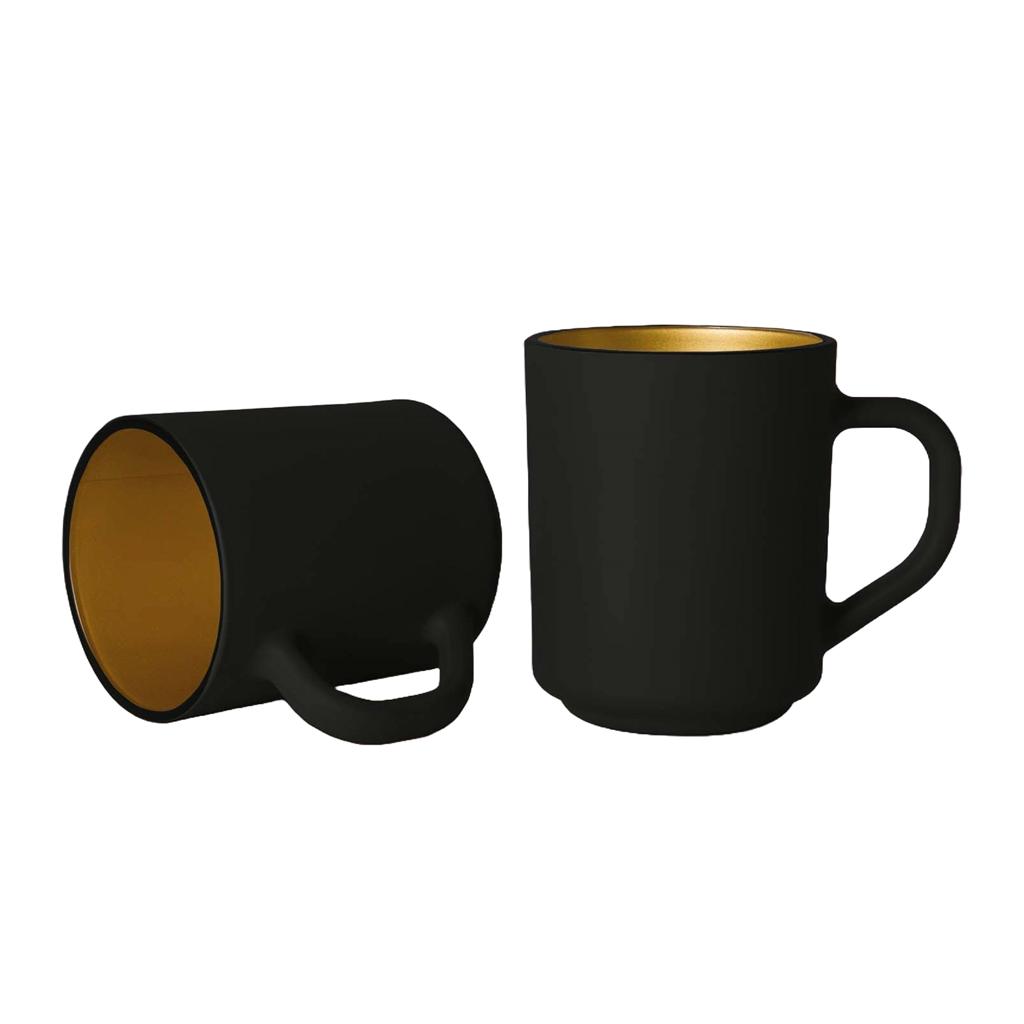 Siyah İçi Gold Kupa Bardak