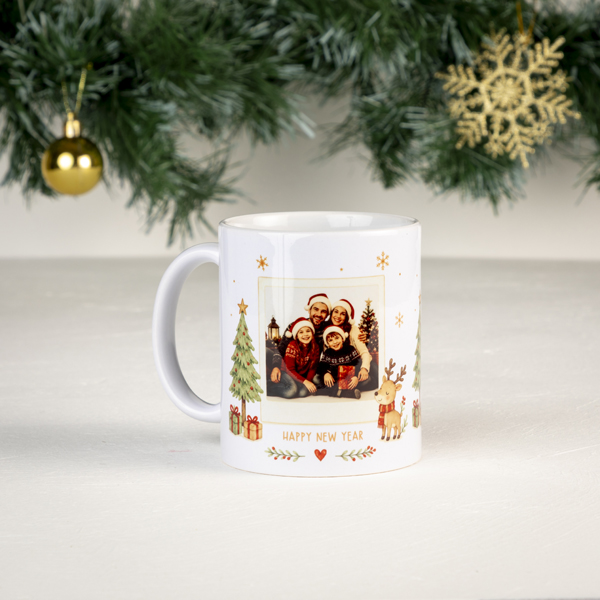 Fotoğraflı Kişiye Özel Yılbaşı Kupa ☕️✨