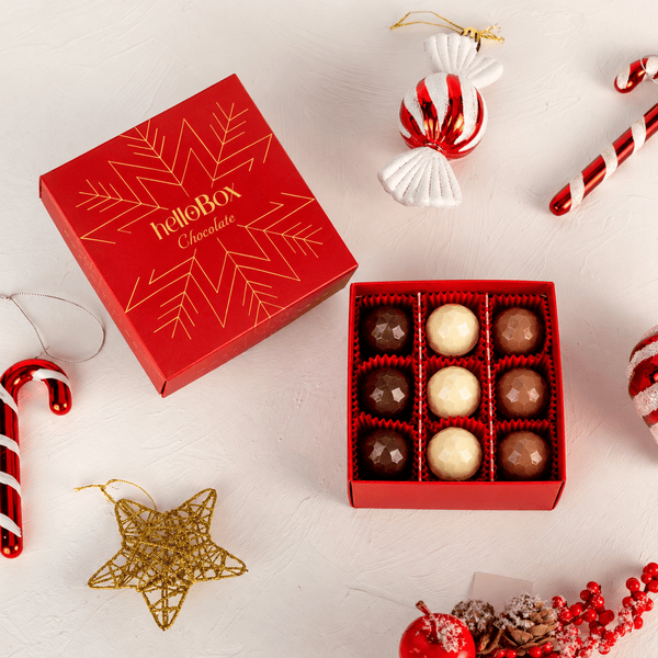 HelloChocolate Yılbaşı Özel – 9’lu Artisan Çikolata