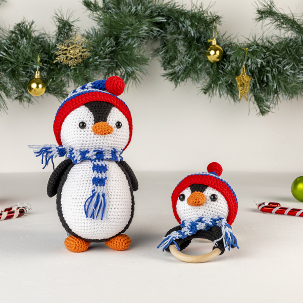 Amigurumi Yılbaşı Pengueni Seti